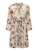 Lade das Bild in den Galerie-Viewer, ONLY | CLEMENTINE Kurzes Kleid | Cremebrülee/roseflowers
