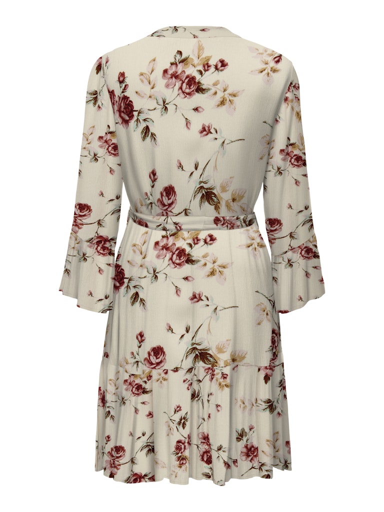 ONLY | CLEMENTINE Kurzes Kleid | Cremebrülee/roseflowers