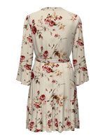 Lade das Bild in den Galerie-Viewer, ONLY | CLEMENTINE Kurzes Kleid | Cremebrülee/roseflowers
