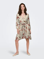 Lade das Bild in den Galerie-Viewer, ONLY | CLEMENTINE Kurzes Kleid | Cremebrülee/roseflowers

