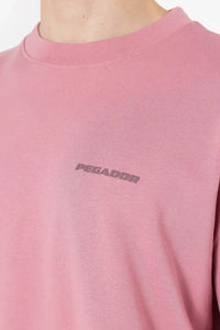 Pegador | Logo Oversized Tee | Washed Rust Pink Gum