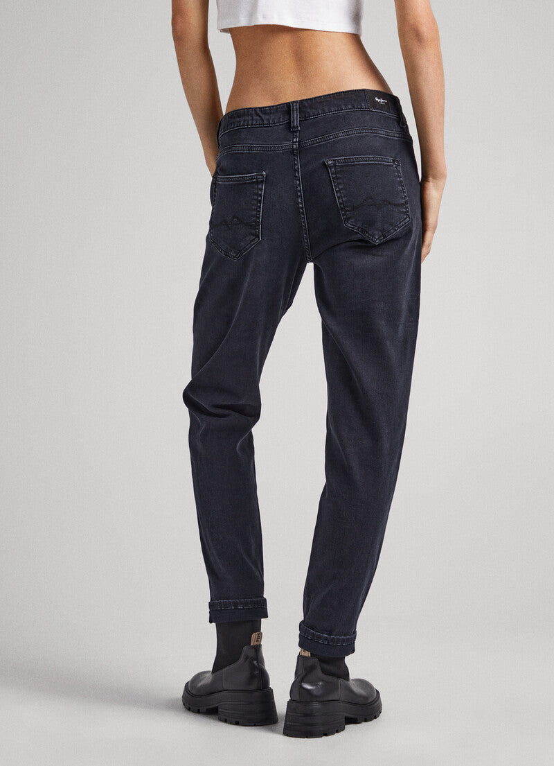 PEPE | CAREY Relaxed Fit - Mid Waist | XF8 black