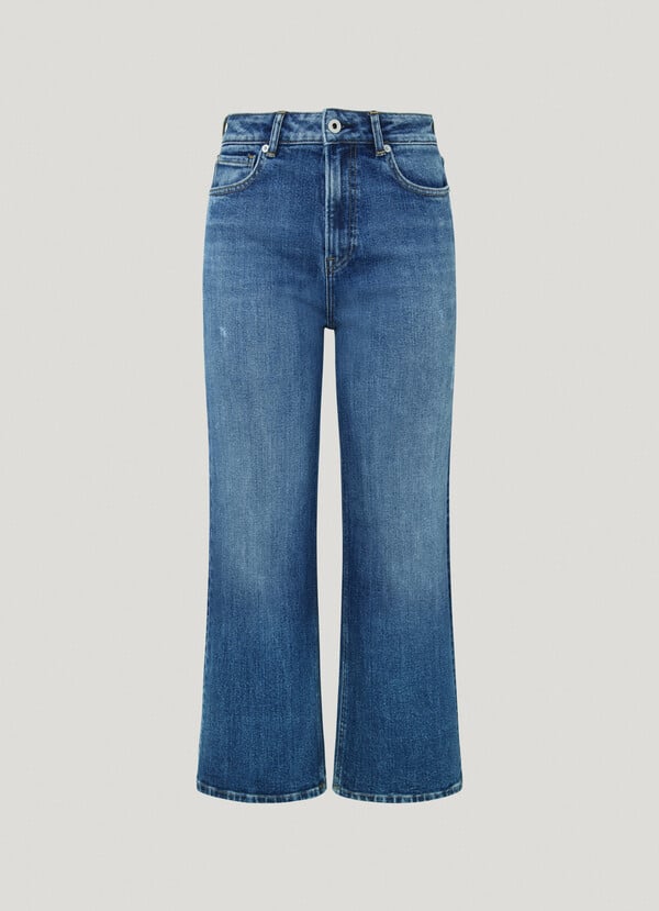 Pepe Jeans | Straight fit high waist- Lexa sky high  | HV4 usedwashed