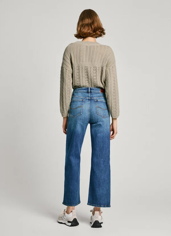 Pepe Jeans | Straight fit high waist- Lexa sky high  | HV4 usedwashed