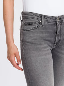Cross | ANYA - Jeans Slim Fit High Waist | 204 GREY USED