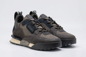 Replay | SNEAKER AUS LEDER UND VELOURSLEDER FIELD MELT | 197 DK GREY NAVY