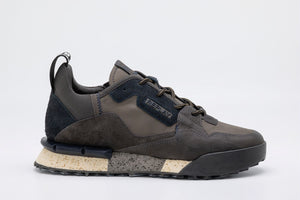 Replay | SNEAKER AUS LEDER UND VELOURSLEDER FIELD MELT | 197 DK GREY NAVY