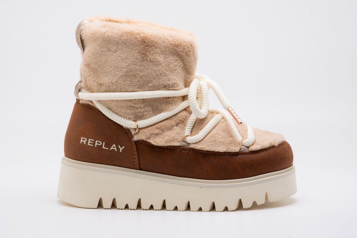 Replay | Winterboots »MELROSE HAIR« | 211 beige