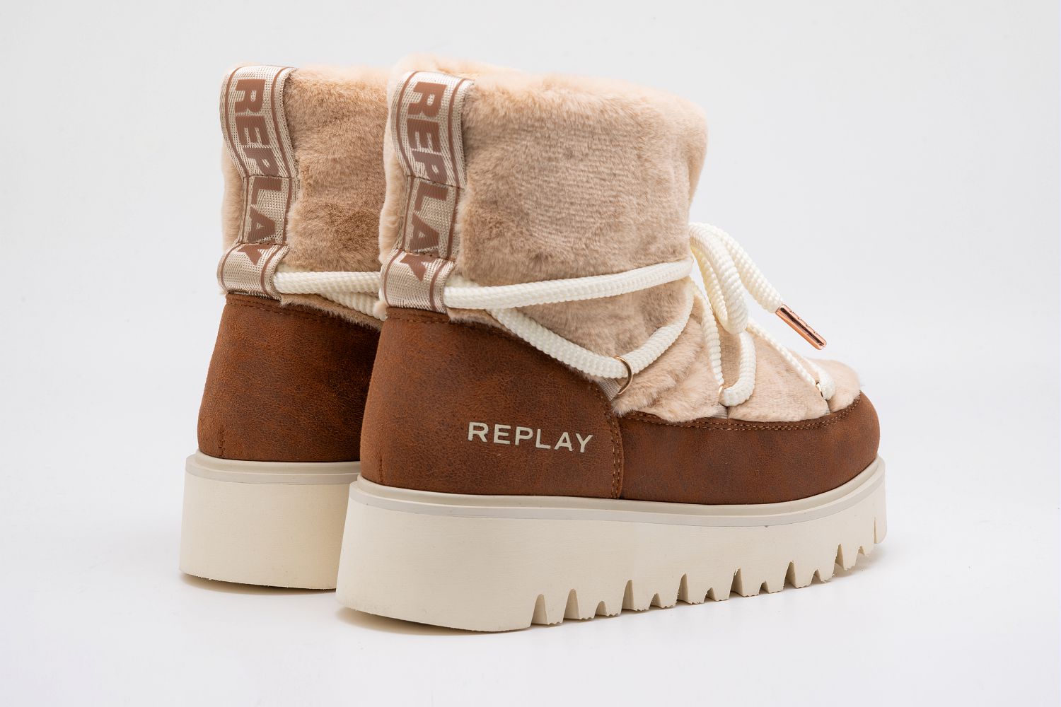 Replay | Winterboots »MELROSE HAIR« | 211 beige