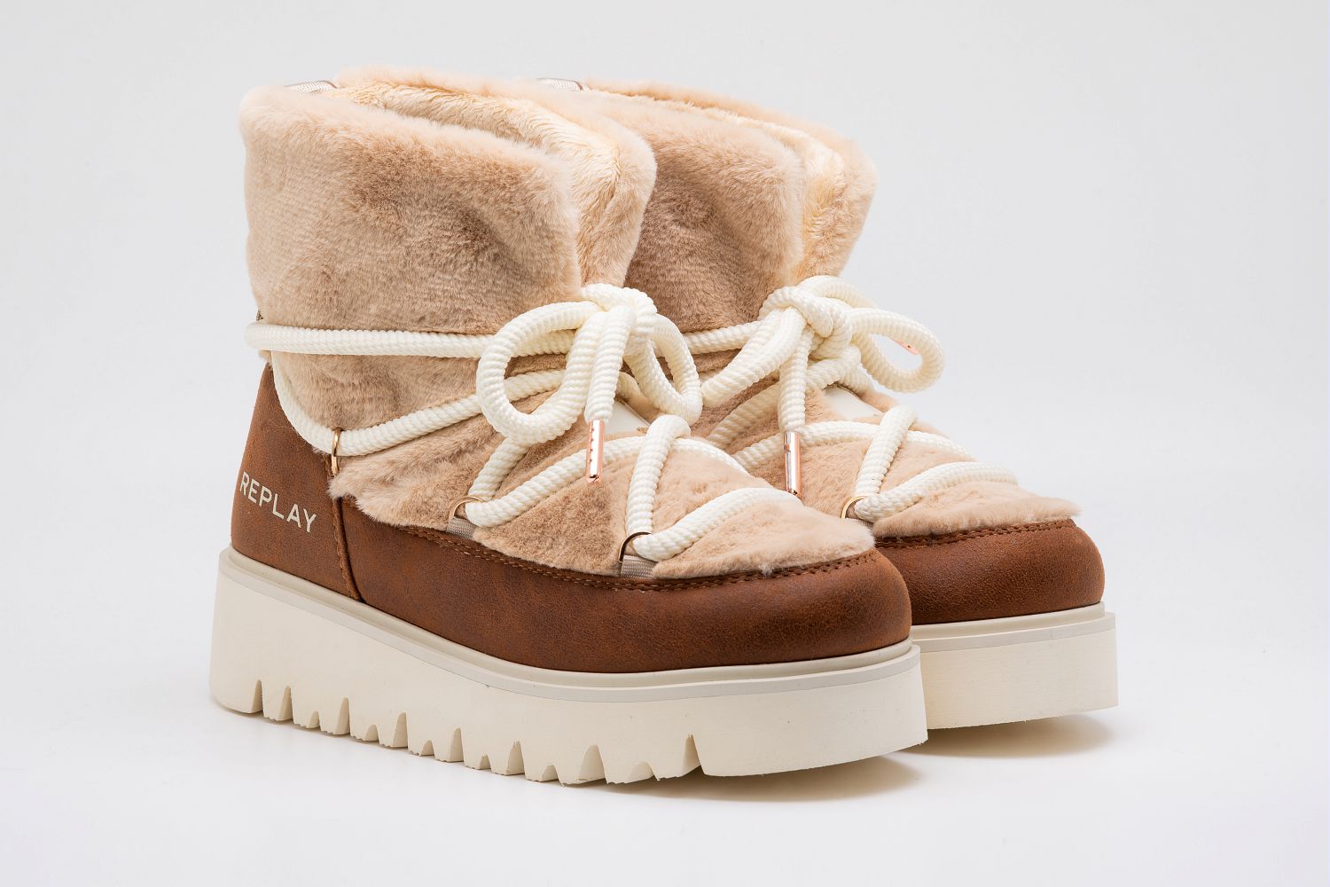 Replay | Winterboots »MELROSE HAIR« | 211 beige