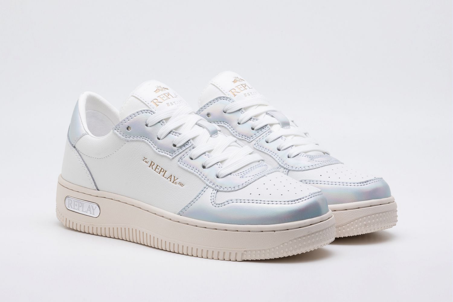 Replay | SNEAKER EPIC FOIL | 3419 IRIDESCENT WHITE