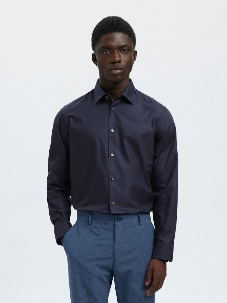 SELECTED | SLIM CLARK HEMD | Sky Captain