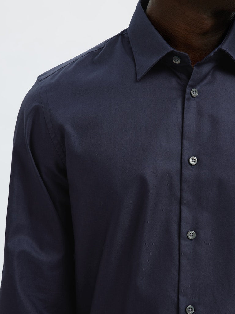 SELECTED | SLIM CLARK HEMD | Sky Captain