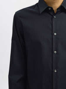 SELECTED | SLIM CLARK HEMD | Black