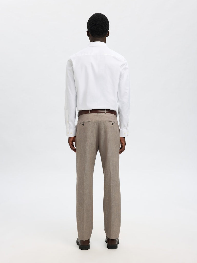 SELECTED | SLIM CLARK HEMD | White