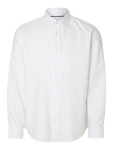 SELECTED | SLIM CLARK HEMD | White