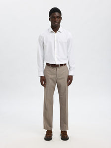 SELECTED | SLIM CLARK HEMD | White