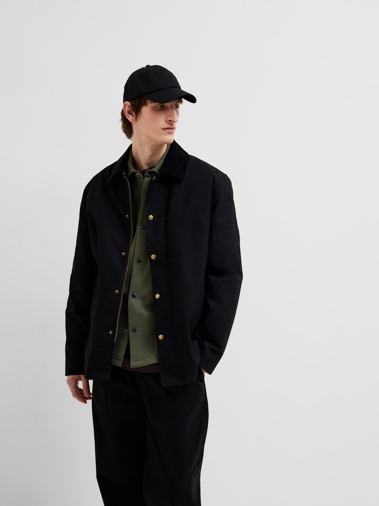 SELECTED | KLASSISCHES OVERSHIRT Jackie | Forste Night oliv