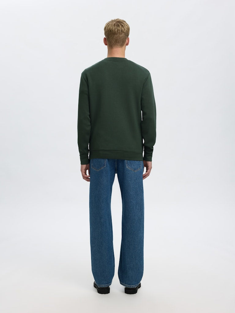 SELECTED | LANGÄRMELIGES SWEATSHIRT Emanuel | Forest