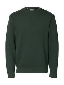 SELECTED | LANGÄRMELIGES SWEATSHIRT Emanuel | Forest