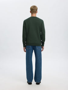 SELECTED | LANGÄRMELIGES SWEATSHIRT Emanuel | Forest