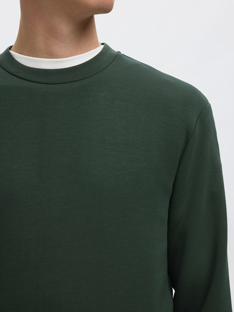 SELECTED | LANGÄRMELIGES SWEATSHIRT Emanuel | Forest