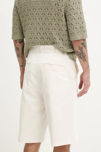 Hugo Blue | Baggy-Fit Twill-Shorts | 121 Open White