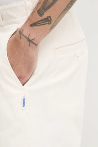 Hugo Blue | Baggy-Fit Twill-Shorts | 121 Open White