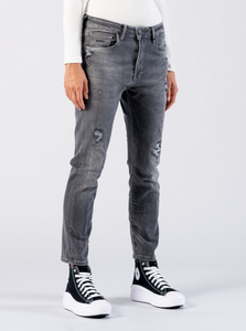 HE Rumelis | LEONA clean - denim | Boyfriend Fit | 612 dark gray 