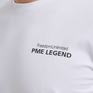 PME | T-Shirt mit langen Ärmeln | 7003 Bright White