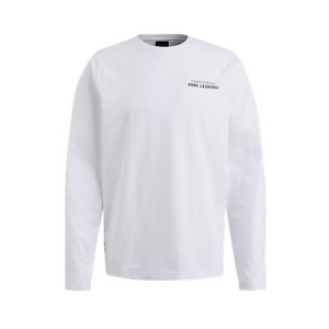 PME | T-Shirt mit langen Ärmeln | 7003 Bright White