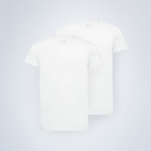 PME | 2-Pack Basic T-Shirt Rundhals | 900 weiss