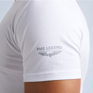 PME | 2-Pack Basic T-Shirt Rundhals | 900 weiss