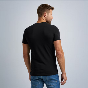 PME | 2-Pack Basic T-Shirt Rundhals | 999 schwarz