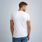 Lade das Bild in den Galerie-Viewer, PME | 2-Pack Basic T-Shirt V-neck | 900 weiss
