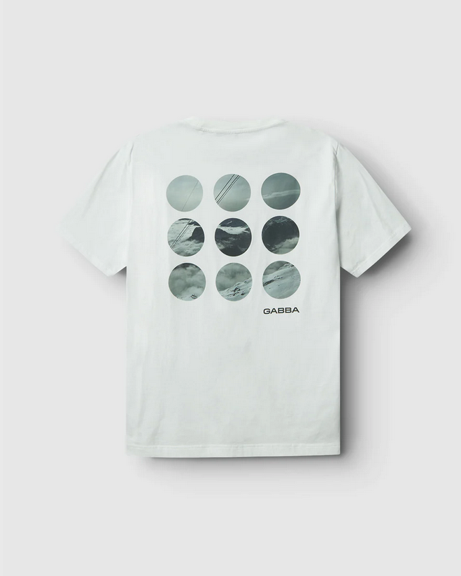 GABBA | Dune Circles SS T-Shirt | WHITE