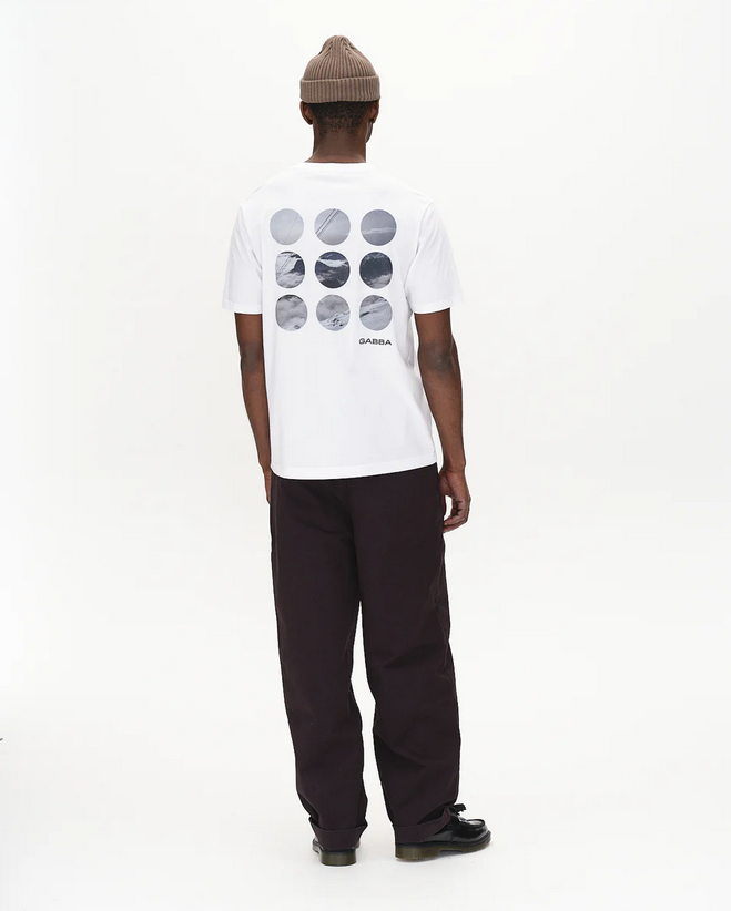 GABBA | Dune Circles SS T-Shirt | WHITE