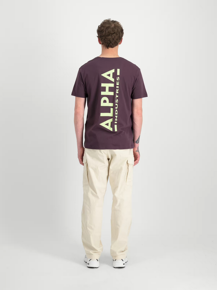 Alpha Industries | Backprint T | 719 Plum