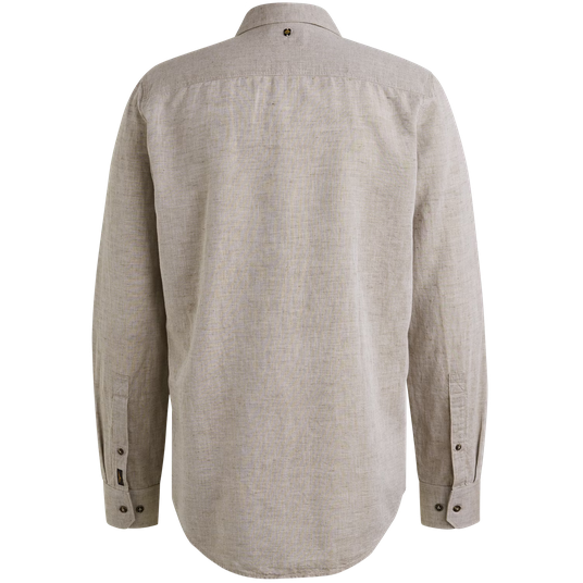 PME | Hemd aus Baumwolle/Leinen | 6407 Butternut