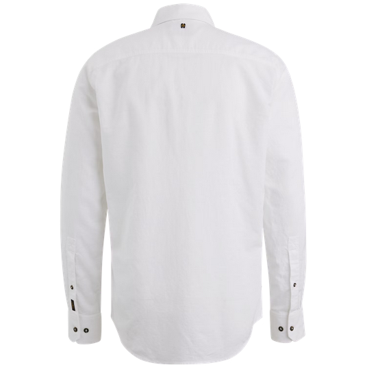PME | Hemd aus Baumwolle/Leinen | 7003 Bright WHT