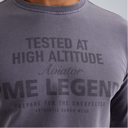 PME | Sweatshirt mit Artwork | 4184 Purple