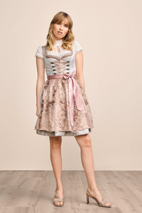 Krüger | Dirndl EMILIJA - 50cm | 0043 hellgrau