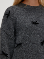 Lade das Bild in den Galerie-Viewer, Edited | Pullover &#39;Bailee&#39; | DARKGREY
