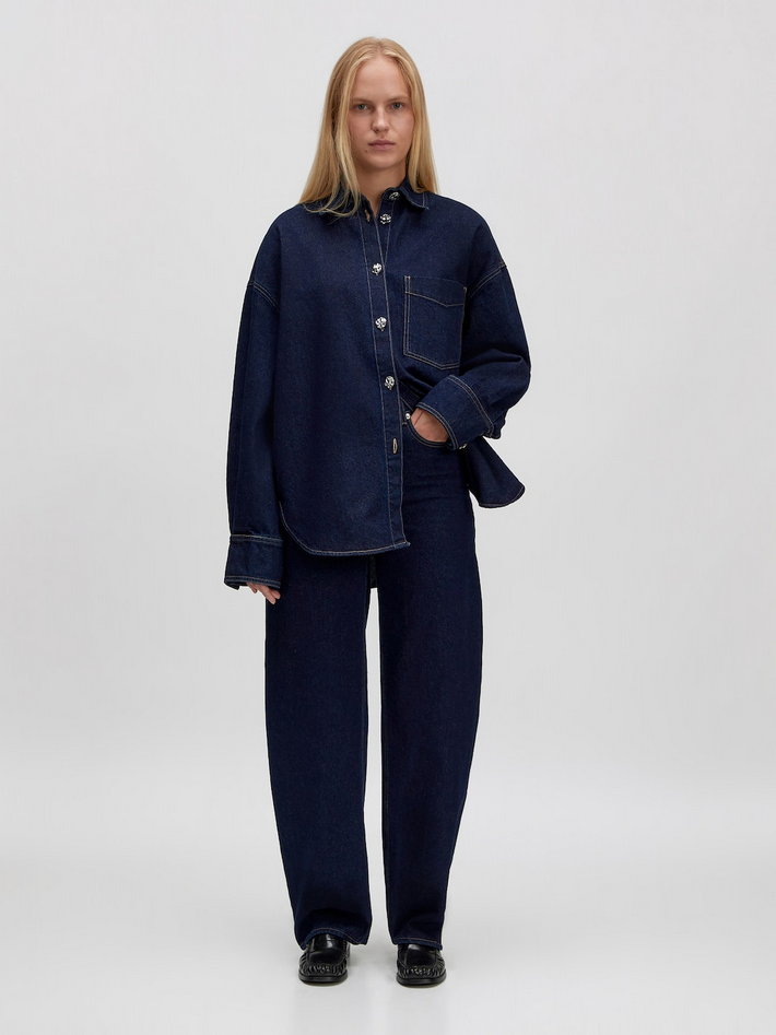 Edited | Jeanshemd 'Haley' | MID BLUE rinsed