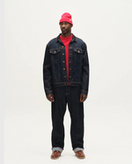 Lade das Bild in den Galerie-Viewer, GABBA | Noah Self - Loose Straight Leg Jeans | Dark Blue Denim
