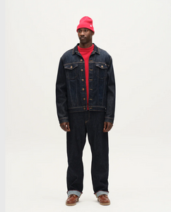 GABBA | Noah Self - Loose Straight Leg Jeans | Dark Blue Denim