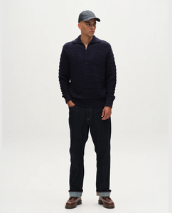GABBA | Iwaki Buco LS Pullover | Navy