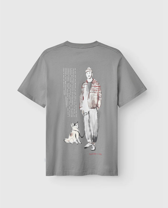 GABBA | Dune Kay Man Bauw SS GOTS T-Shirt | Dust Sage Green
