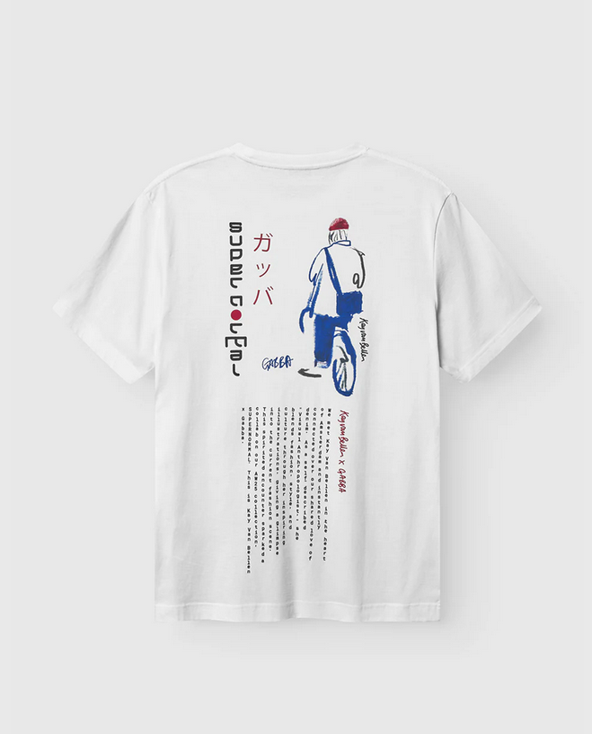 GABBA | Dune Kay Man SS GOTS T-Shirt | White