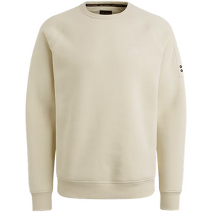 PME | Sweatshirt mit Flight Pocket | 7013 weiss